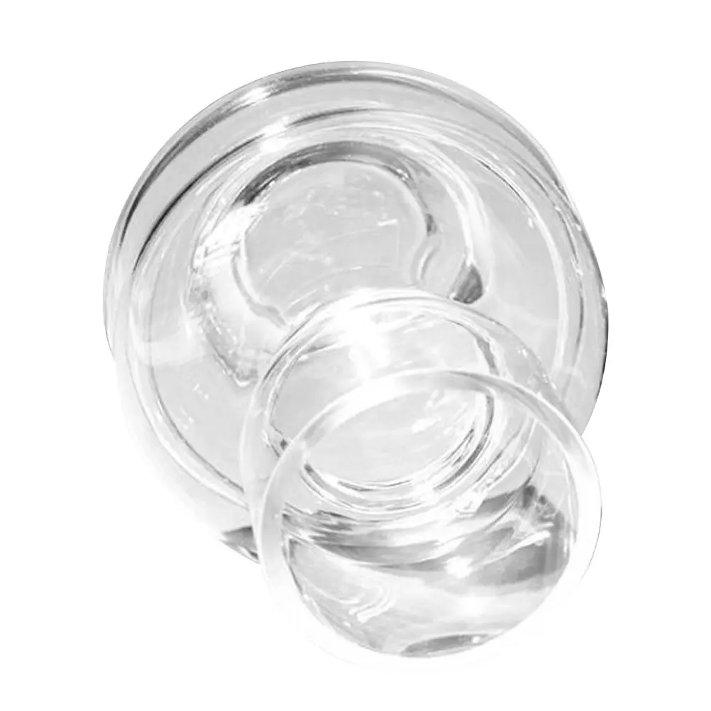 Glass Flower Vase Nordic Style Simple Design Desktop Hydroponic Vase Thickened Bottom Stable Flower Container Suitable for Home