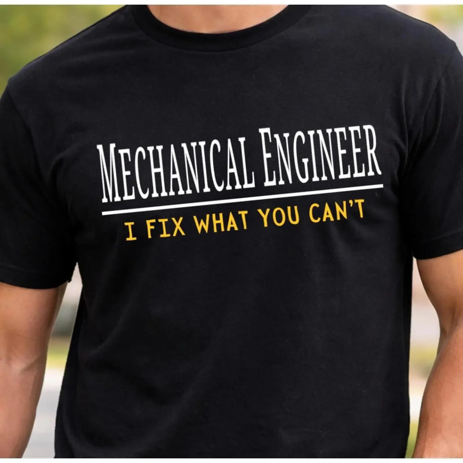T-shirt d'ingénieur mécanicien, drôle, vintage, pour la remise des diplômes, streetwear unisexe, élégant, doux, confortable, avec graphique