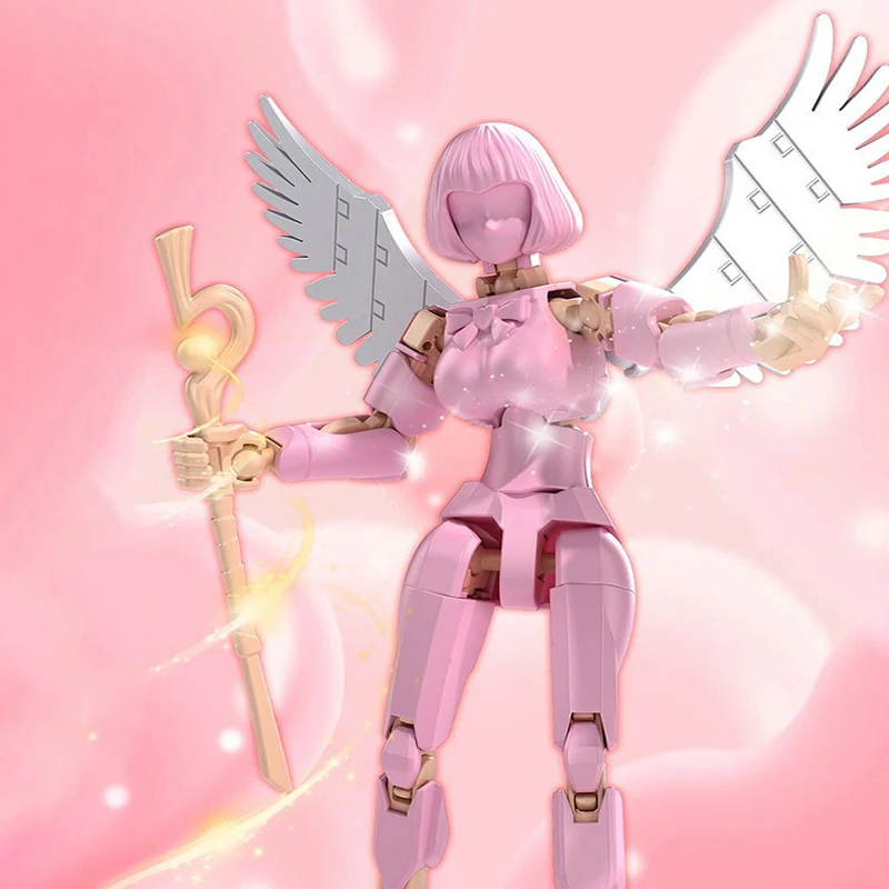 3D Print Movable Female Warrior Doll, Action Figure Puzzle DIY Creation, Kids Decorative Gift Idea