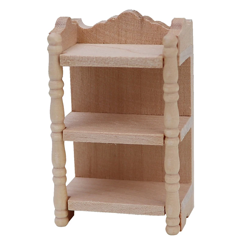 1:12 Poppenhuis Miniatuur Opbergrek Displaystandaard Locker Kast Meubeldecor Speelgoed Poppenhuis Accessoire Кукольный Дом