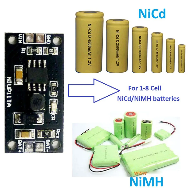 BMS 1S 2S 3S 4S 5S 6S 7S 8S NiMH akumulator NiCd dedykowany płytka ładująca zabezpieczenie przed zwarciem 2.4V 3.6V 4.8V 6V 7.2V 8.4V 9.6V