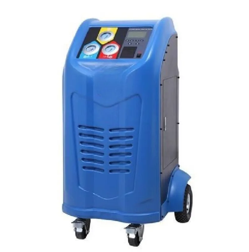 Automotive air conditioner refrigerant, recycling and filling machine WDF-X540 with database printing