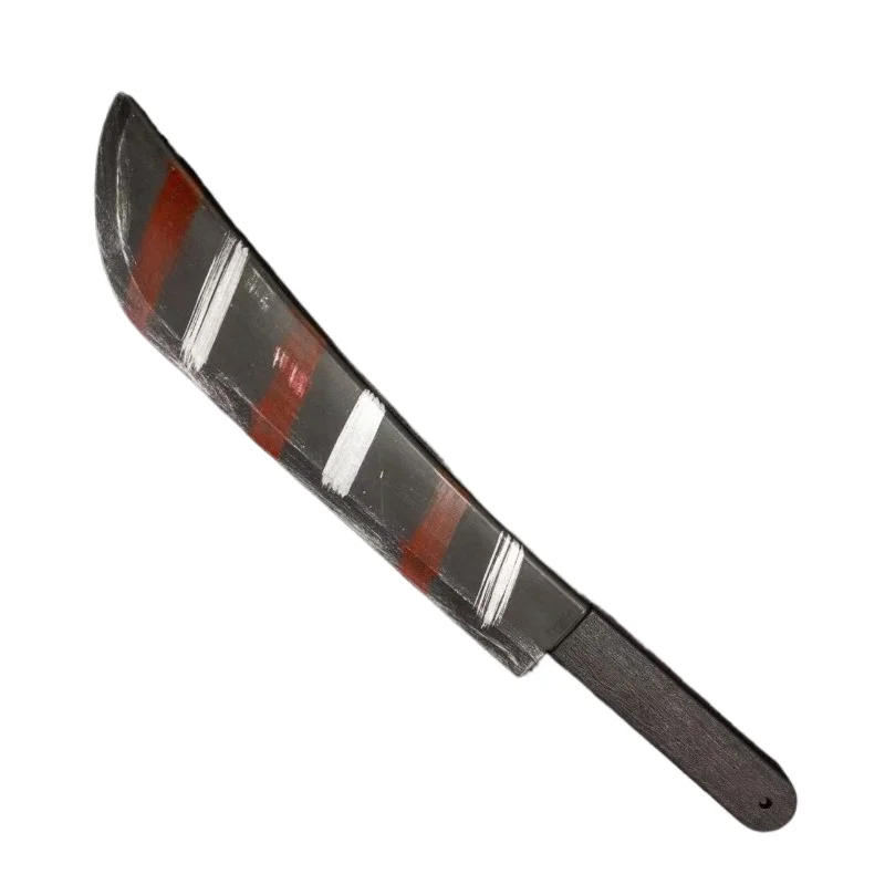 45cm/17.72 cala Halloween Plastikowy Nóż Zabawka Samuraj Cosplay Akcesoria do Gier Model Rekwizyty Dekoracje na Imprezę Ozdoby Ekspozycja Trening