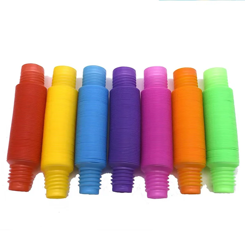 

Unique XL Pop Tubes Sensory Toys Pack Adhd Autism Relief Stress Tubos Flexibles Juguetes Cadeau Anniversaire Invité Enfants