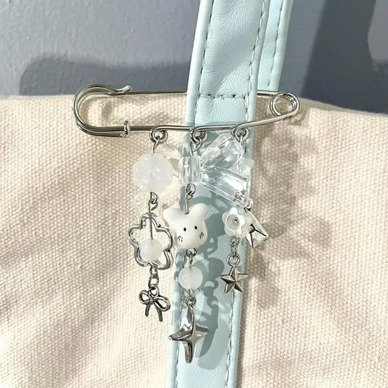 stars brooch cake Charm safety Pin charms Y2K Handmade