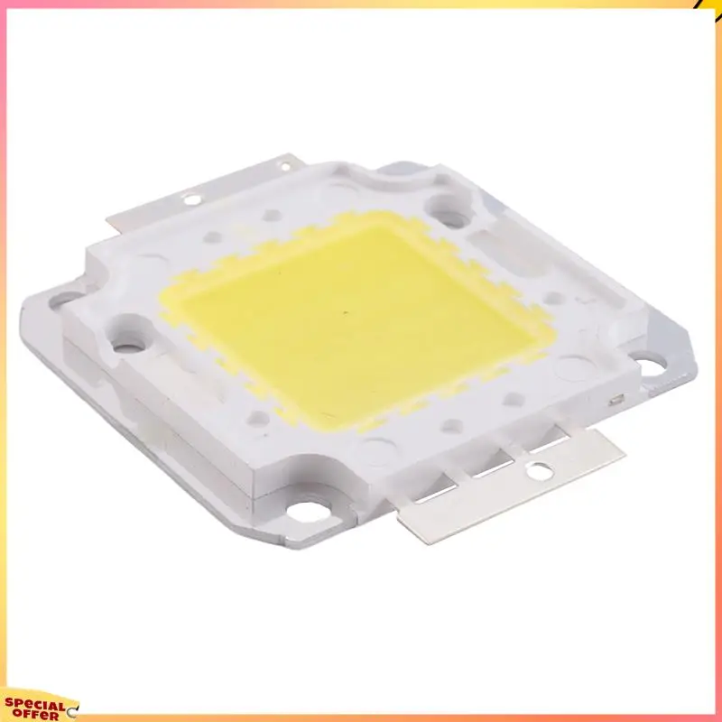 ABFI 5X ハイパワー 30W LED チップ電球ライトランプ DIY ホワイト 2200Lm 6500K
