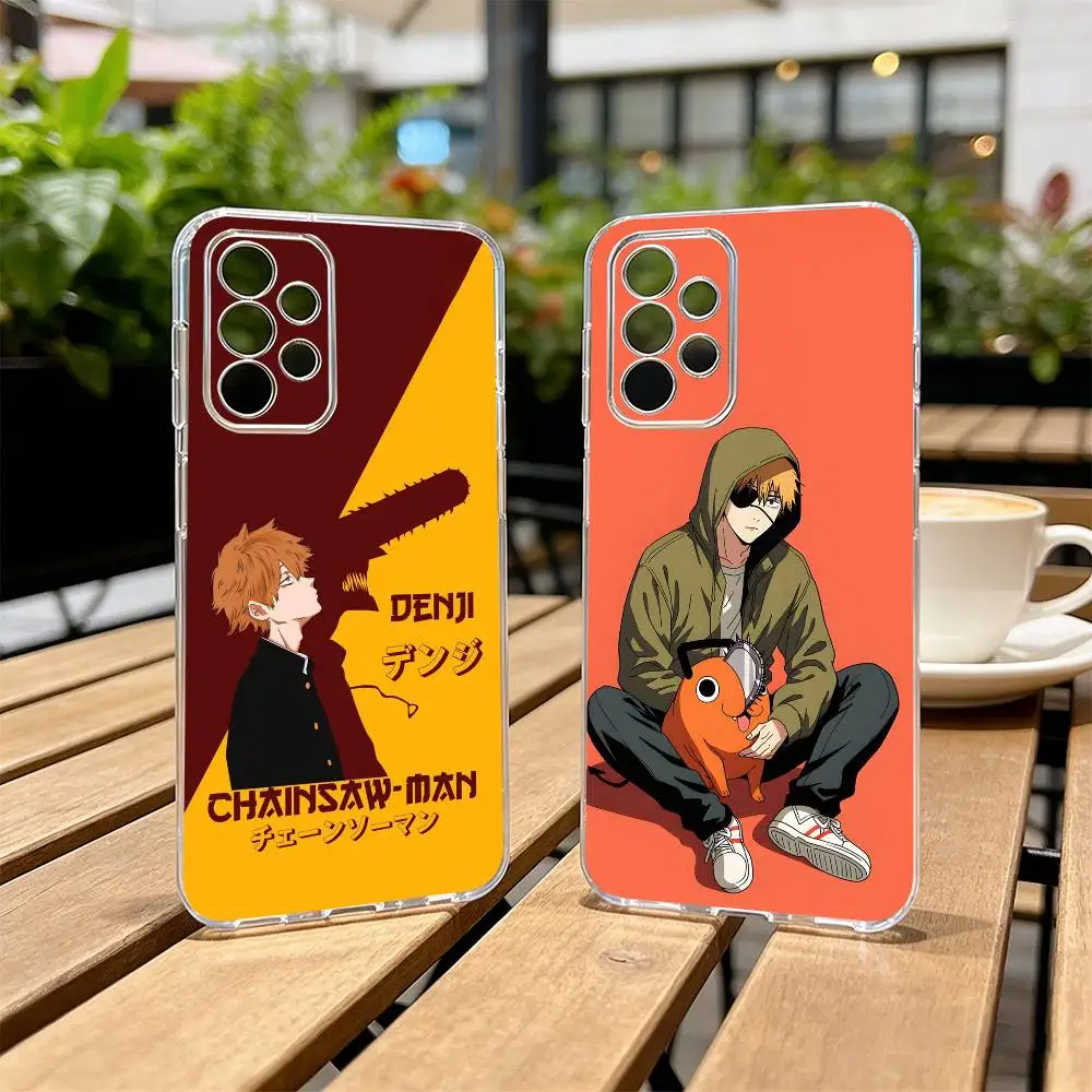

Chainsaw-W M-Man Phone Case For Samsung S25,S24,S21,S22,S23,S30,Ultra,S20,Plus,Fe Transparent Cover