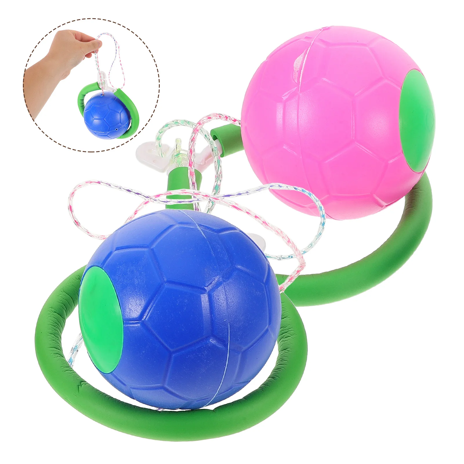 2 pçs crianças pular bola brinquedos tornozelo para pular balanço esportes perna pular plástico