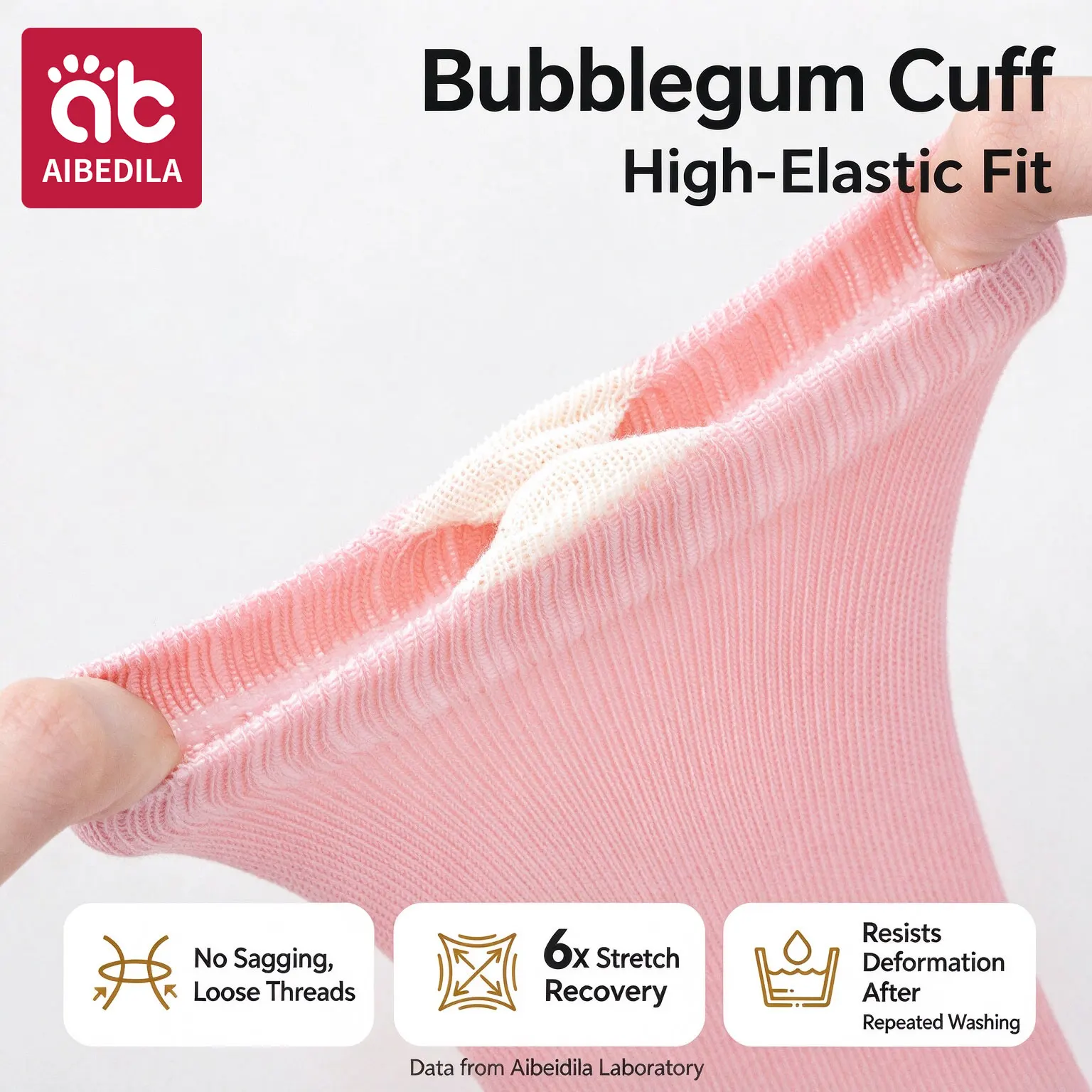 AIBEDILA 3 Pairs Baby Cotton Non-Slip Grip Socks Autumn Spring Toddler Floor Socks for Learning Crawling Boys Girls Indoor