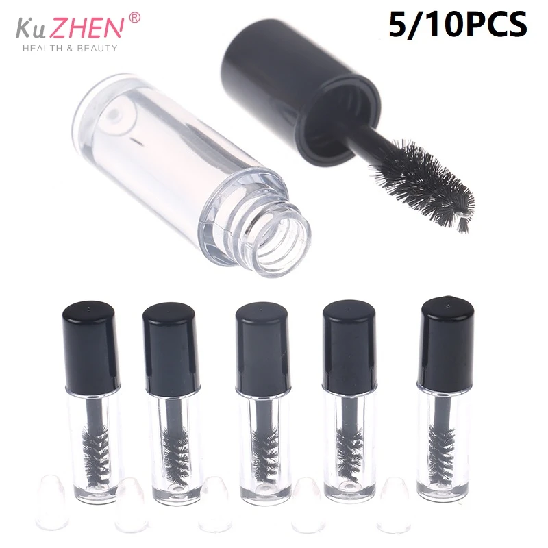 5/10PCS Black New Empty Mascara Bottles And Walls Can Be Replicated With 0.8ml Mascara Bottles Mascara Containers Liquid Bottles