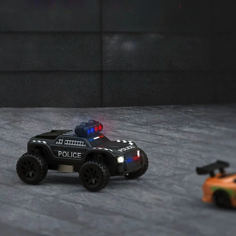 TURBO 1:76 C82 Mini RC Remote Control Car 2.4G Remote Control Rear-Wheel Drive Professional Off-Road Toy Car Simulation Model