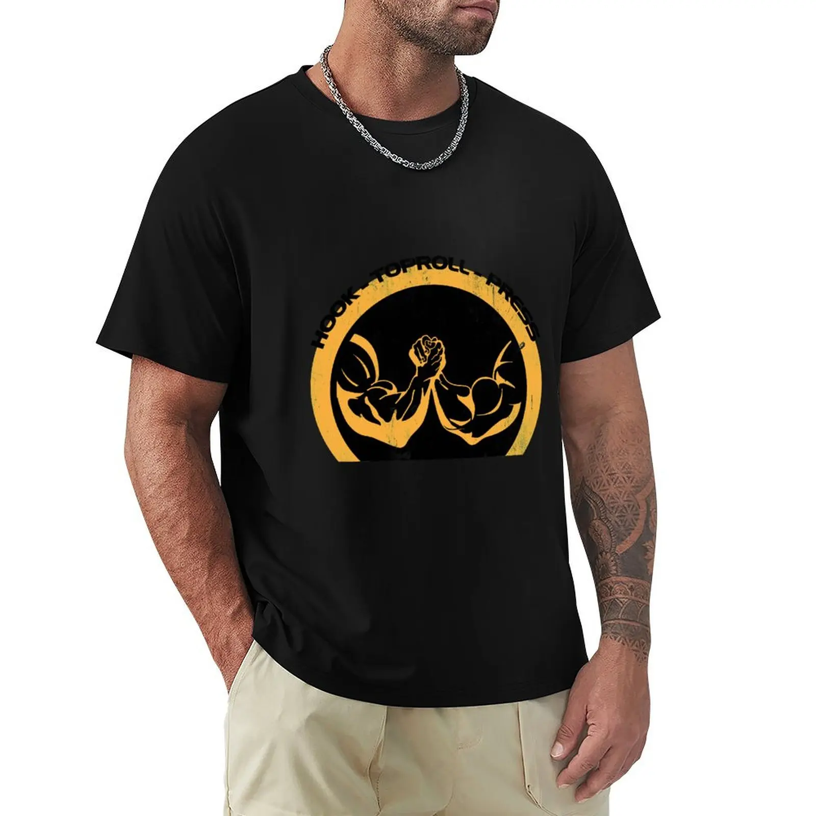 Hook Toproll Press Vintage T-Shirt Summer Festival T-Shirt