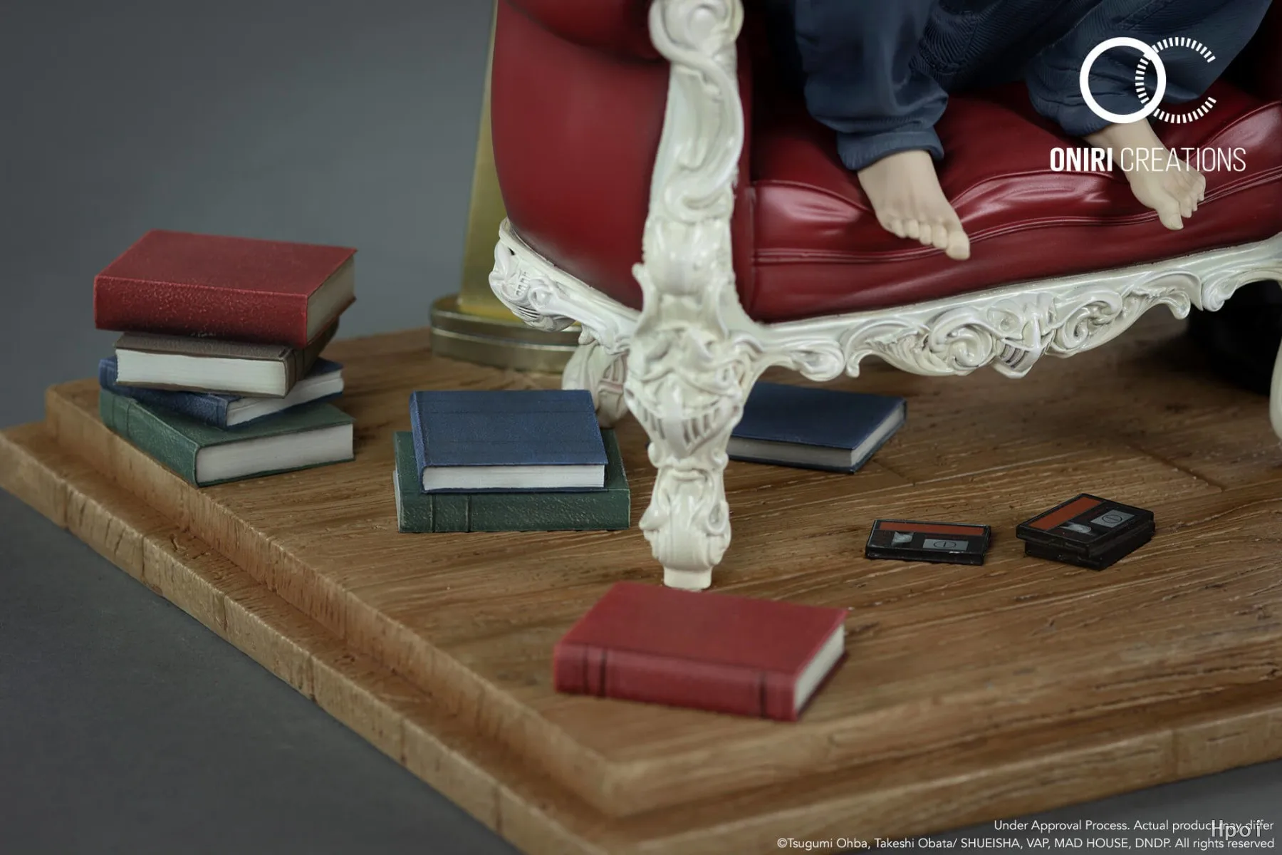 26cm anime death note l watari diorama 1/6 figura sentado sofá acessórios modelo brinquedo boneca cena decoração figura de ação