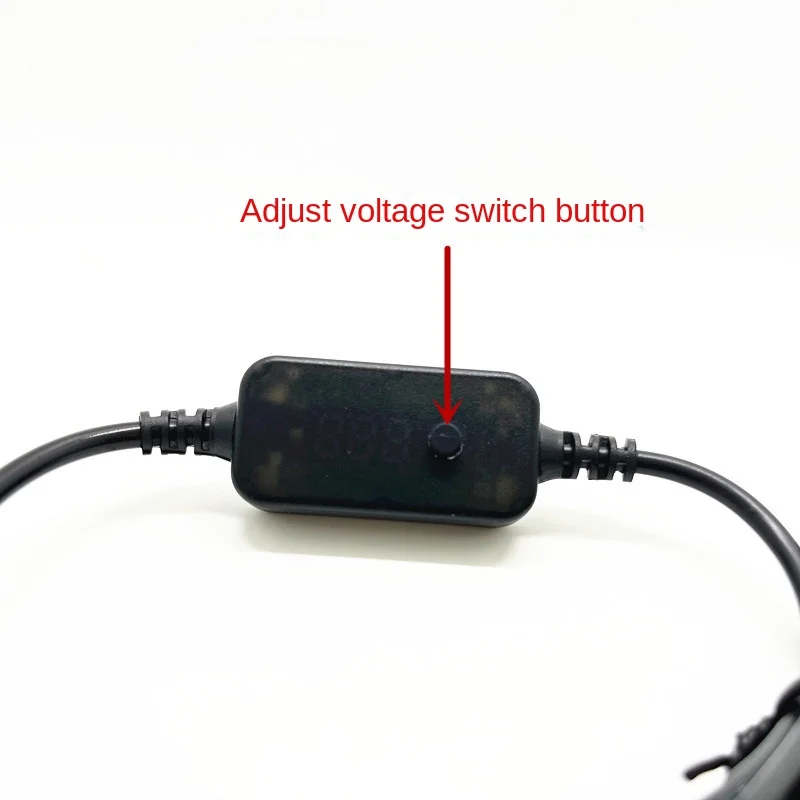 Cable de carga rápida para portátil, enrutador de módem óptico CC giratorio TYPEC de voltaje ajustable de 5-12-20V - imagen 3