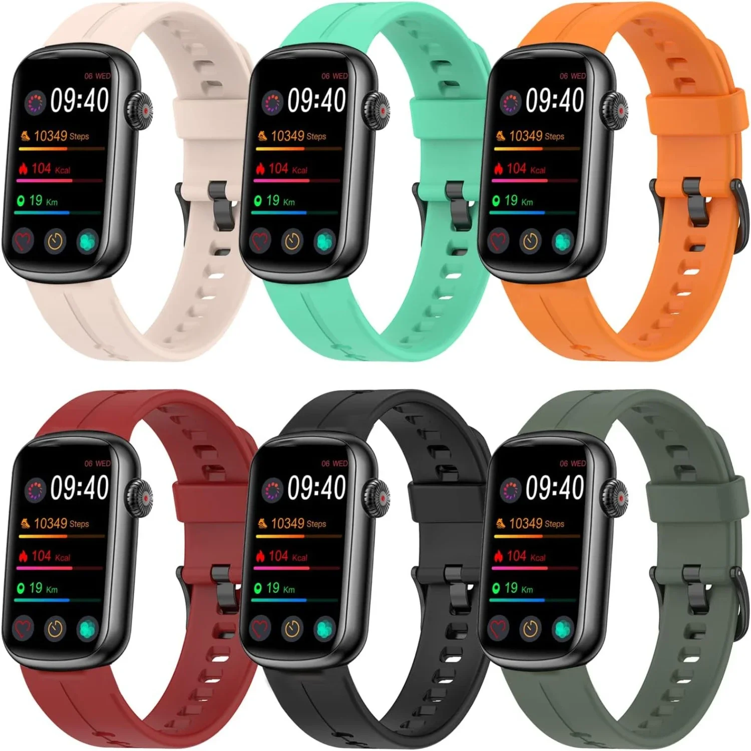 

Upgrade Your Look with a Stylish and Soft Silicone Replacement Wristband Sport Band for MorePro HM08 Fitness Tracker Watch. Enha