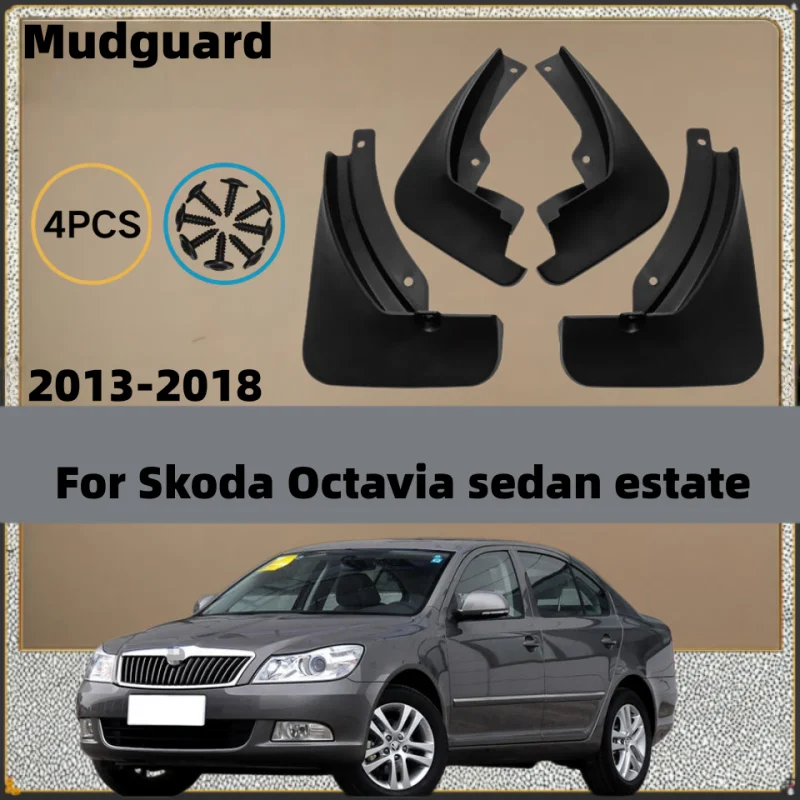 

Skoda Octavia A7 5E 2013-2018 Fender Mudguards Car Mudguard Flaps Splash Guard Mudflap Accessories for Vehicle Protection