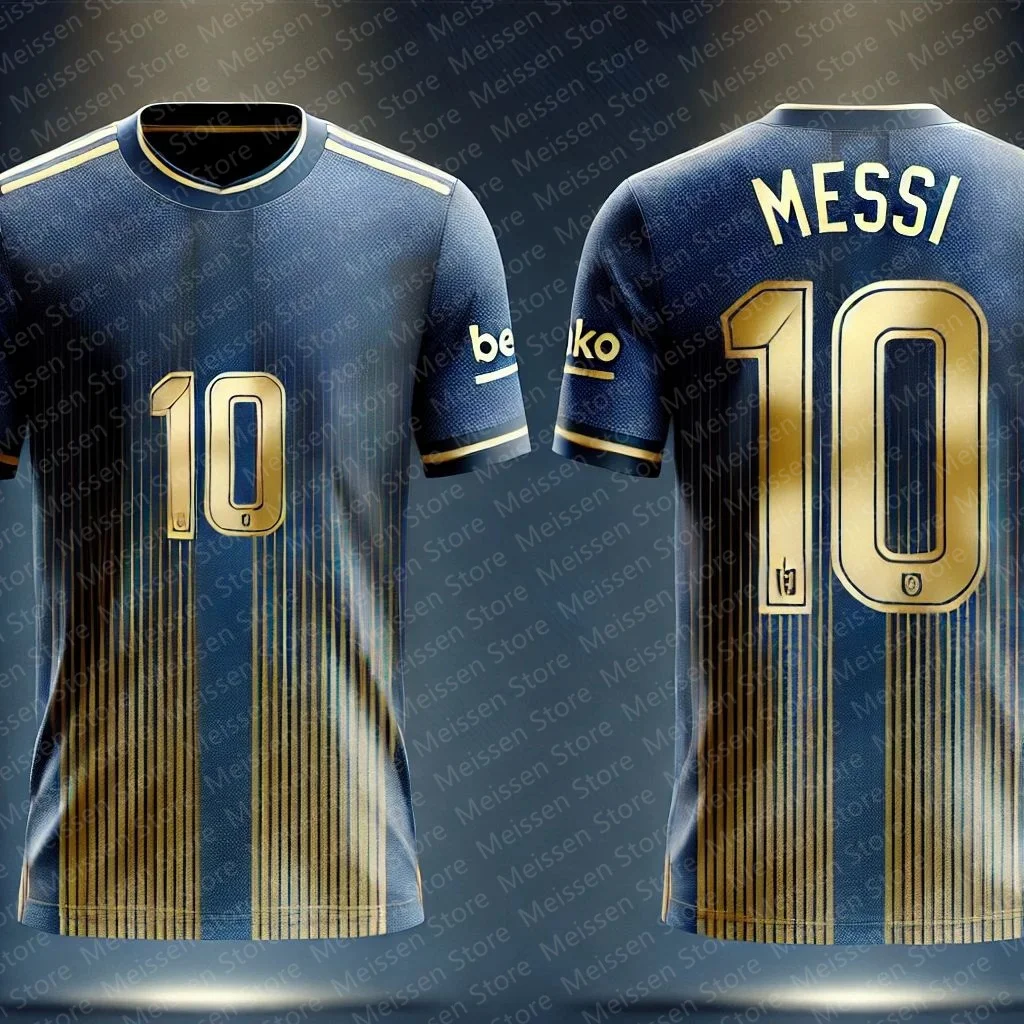 2024 Summer new men\'s football jersey Special Edition Messi 10 Football Jersey Outdoor recreational sports shirt training unifor