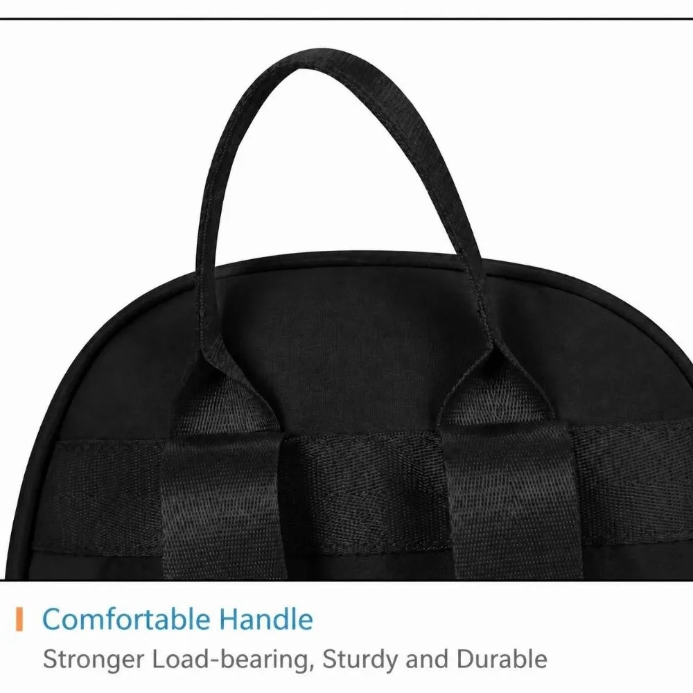 Durable Casual Backpack Multifunctional Large Capacity School Bag Black Shoulder Bag Women