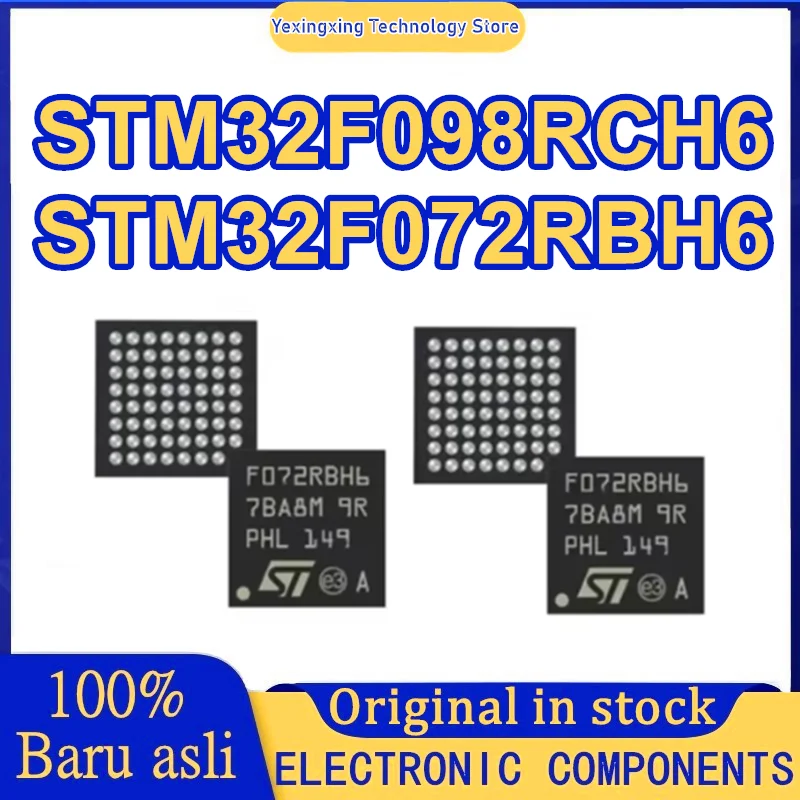STM32F098RCH6 STM32F072RBH6 STM32F098RC STM32F072RB STM32F098 STM32F072 STM32F STM32 STM IC MCU رقاقة BGA64 100% جديد وأصلي في #1