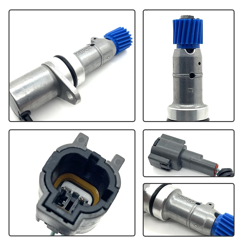 Sensor de velocidade de transmissão de carro, 5 peças sensor de transmissão de carro 25010-56g00 para nissan d21 captador base xe 2.4l l4 2 pinos