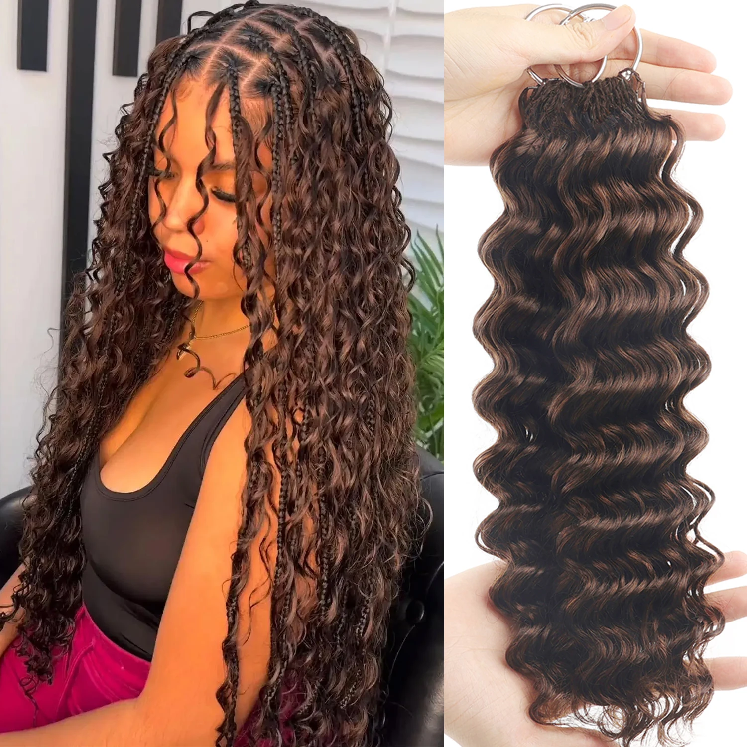 extensioni-per-capelli-umani-con-piume-marroni-12a-40-ciocche-confezione-per-trecce-a-onda-profonda-pre-separate-e-senza-nodi-4-trecce-ricciolo-all'uncinetto