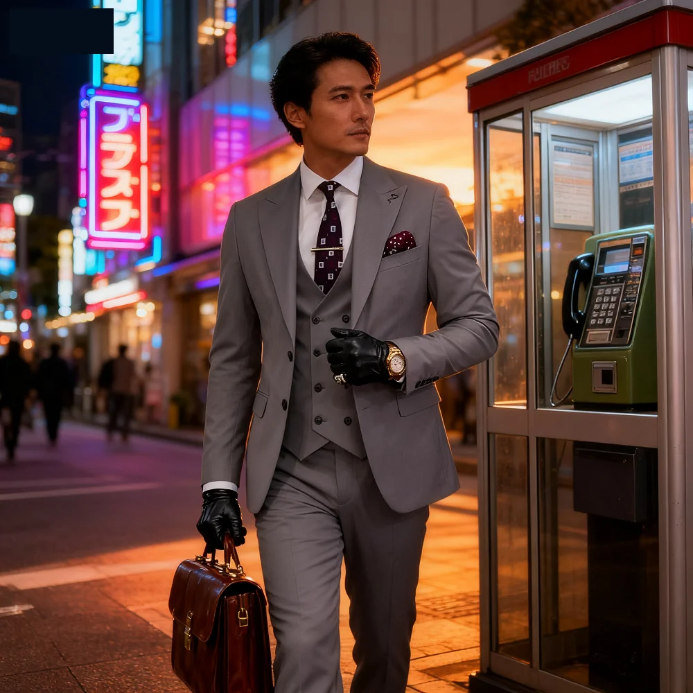 

Elegant Pink 3-piece Men's Tuxedo Suit with Peak Lapel Blazer Vest And Pants Set for Wedding Business Banquet Groom Attire