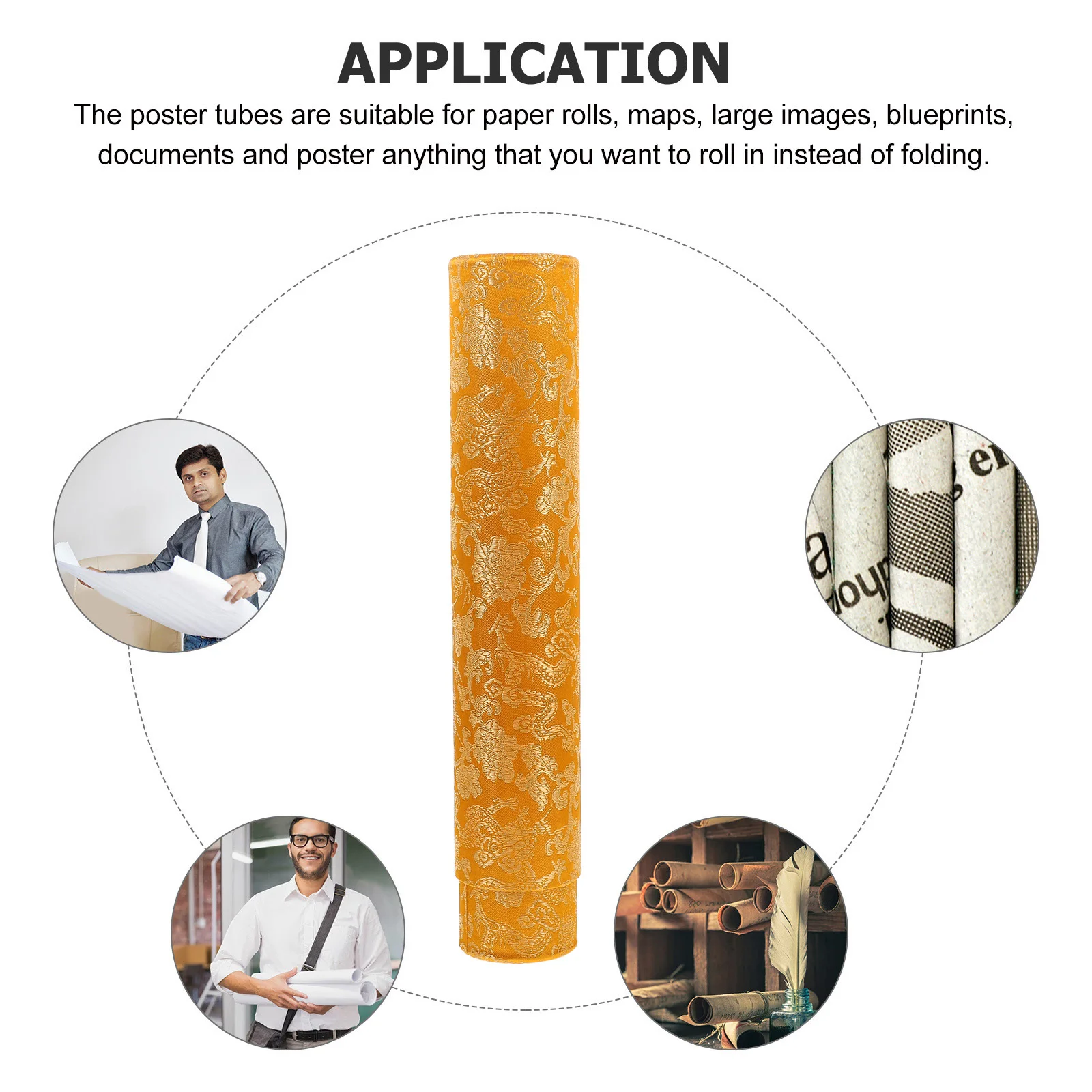 ملصق هدية صندوق تصغير أنبوب تخزين الأعمال الفنية للوحات مخطوطات المستندات قابل للتعديل دائم الناقل الفنانين #4