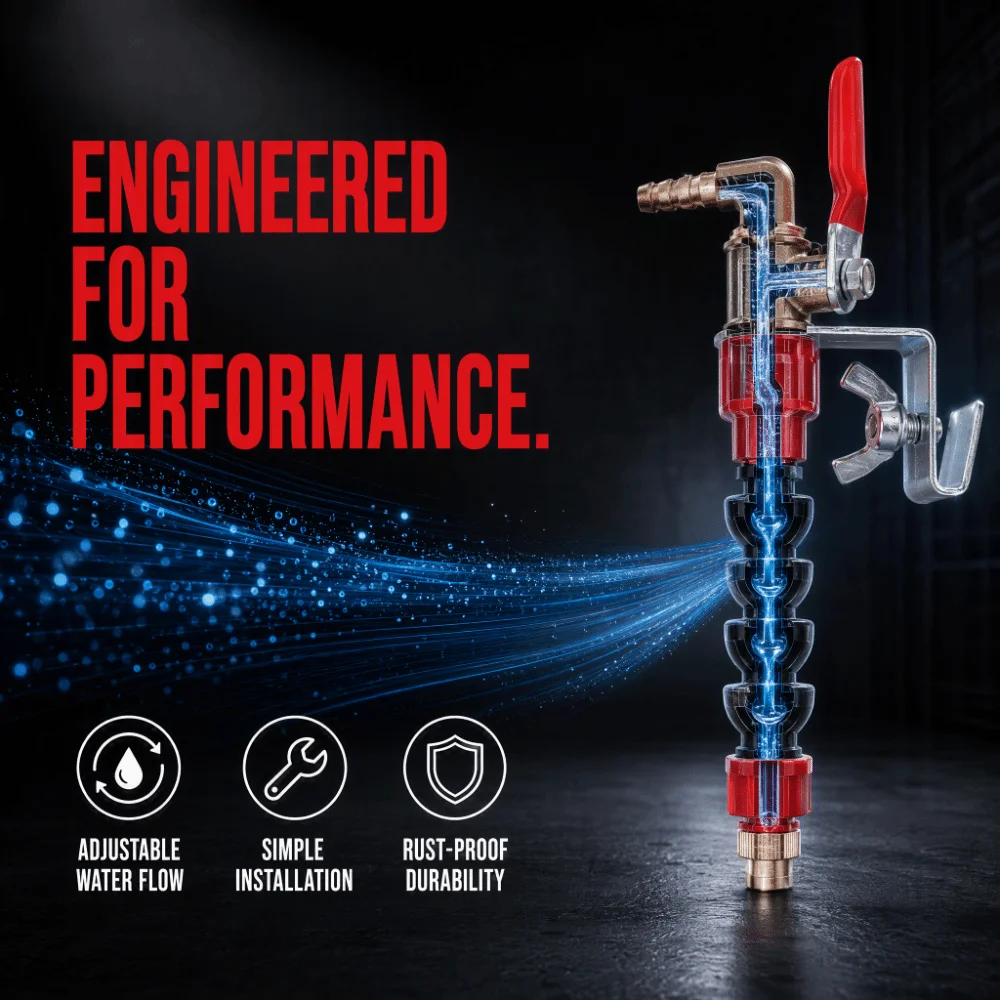 Multi Angle Dust Remover Water Sprayer Dust Suppression Durable Misting System Sprayer Cutting Machine Sprayer Grinding