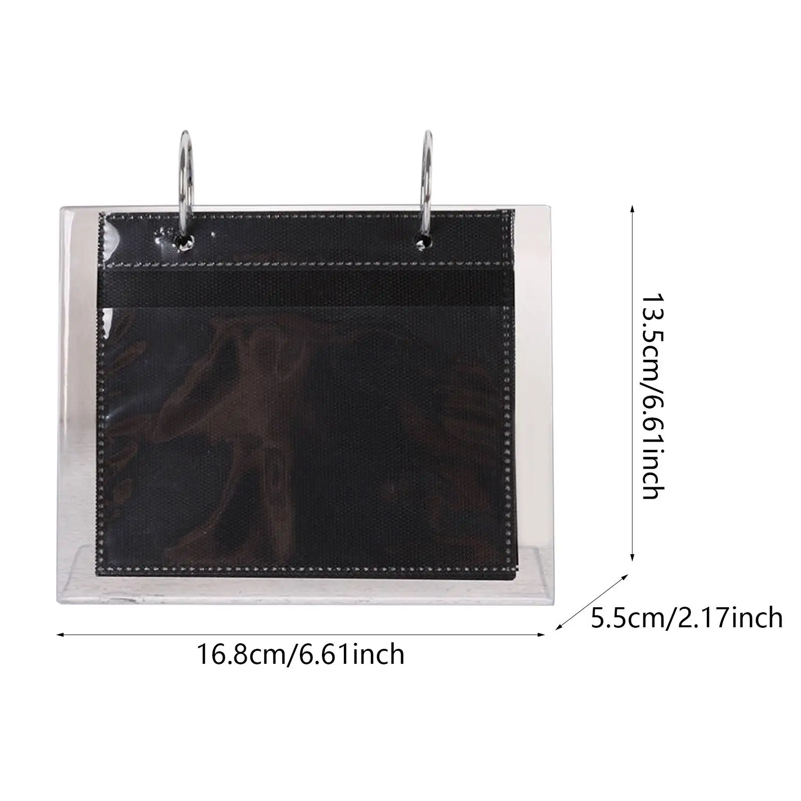 L Shaped Acrylic Flip Photos Frame Double Sided Display Multipurpose for Family Photos Stable Base Signs Stand