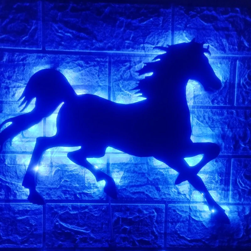 USB Modern Creative LED Multicolor 3D Wall Lamp Interior Decoration Background Remote Control Night Light Cable 2M Long