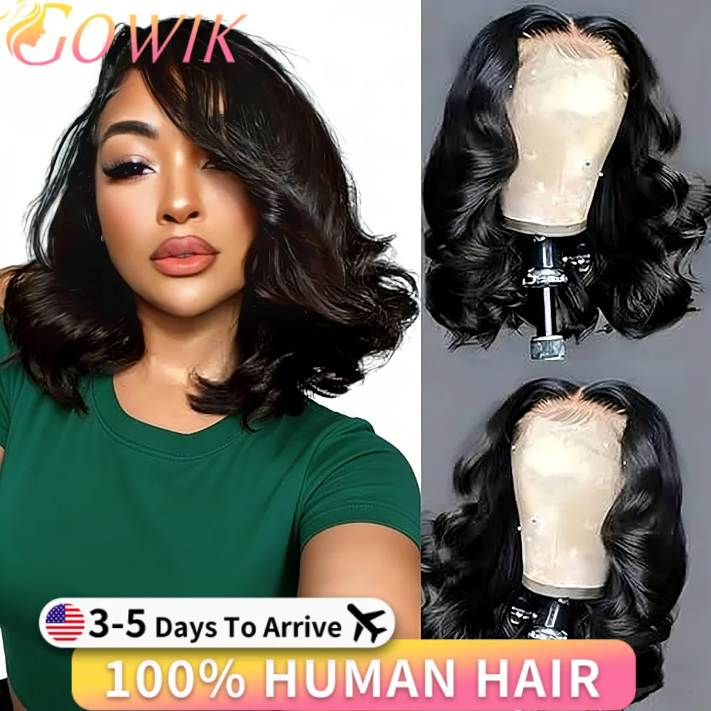 

Объемная волна Боб Парик 13x6 Прозрачный кружевной фронтальный парик Бразильские человеческие волосы Парики Бразильские волосы 13x4 Парик с кружевной застежкой для женщин