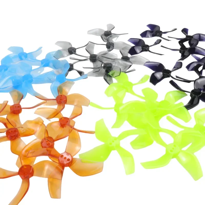 RC FPV 레이싱 프리스타일 Tinywhoop BETA85X 드론용 20쌍 GEMFAN D51 2020 2x2x4 2인치 50.3mm 4-블레이드 PC 프로펠러 1.5mm