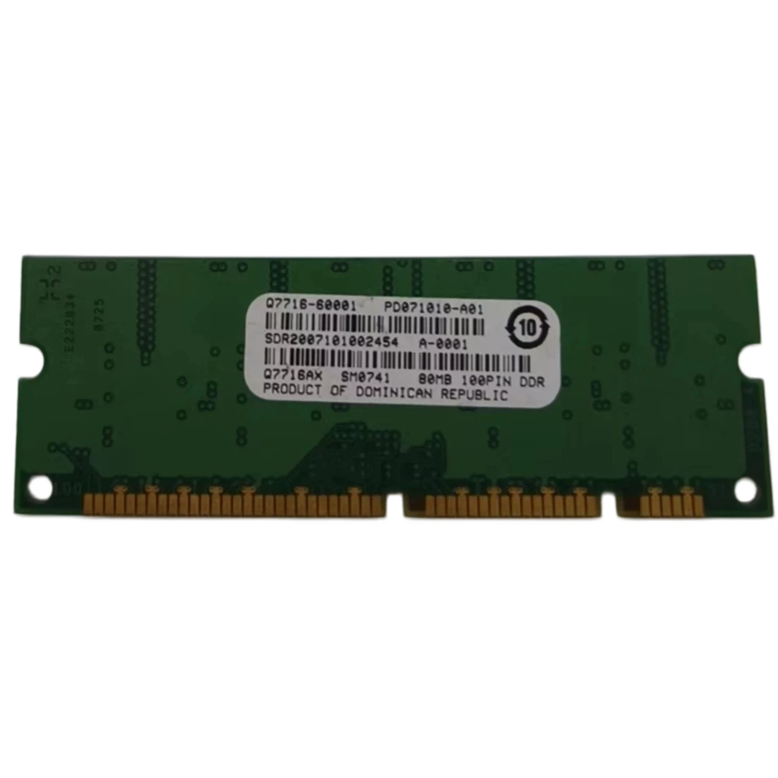80MB Printer Parts 4350 4250 LaserJet 100-Pin MEMORY Q7716AX Fits For HP Q7716-60001