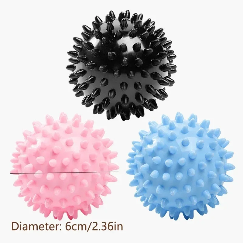 1PC 6cm/2.36in Fascia Ball Muscle Relaxation Massage Yoga Body Shoulder Neck Foot Sole Massage Hard Neck Membrane Meridian Ball