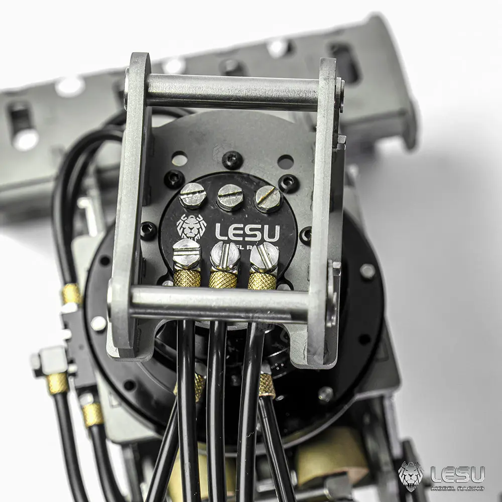 Mechanische Greifzange Lesu für 1/14 Hydraulik-Modellbaufahrzeuge, Vollmetall, neuer Baggeraufsatz AT-C0033-B – Detail 11