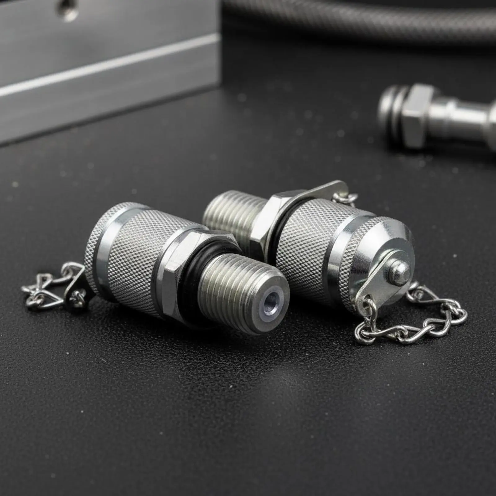 

Hydraulic Pressure Test Point Leak-Sealed Closure High Pressure Test Fitting Hydraulic Measuring Point Adapter Galvanized Finish