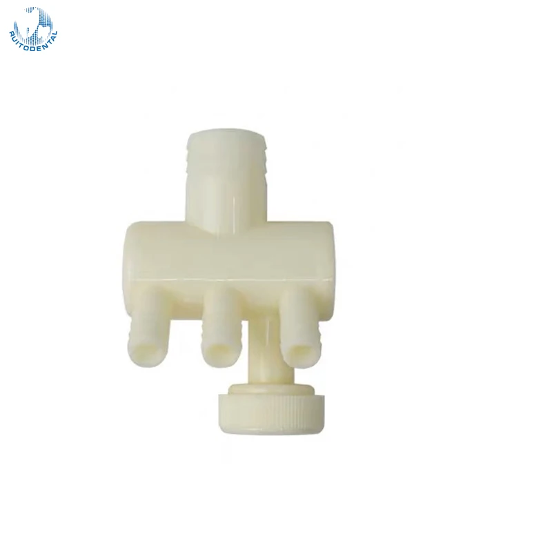 2PCS Dental Chair Accessory Spare Part Sewage Pipe Sewer Tee Multi-way Connector