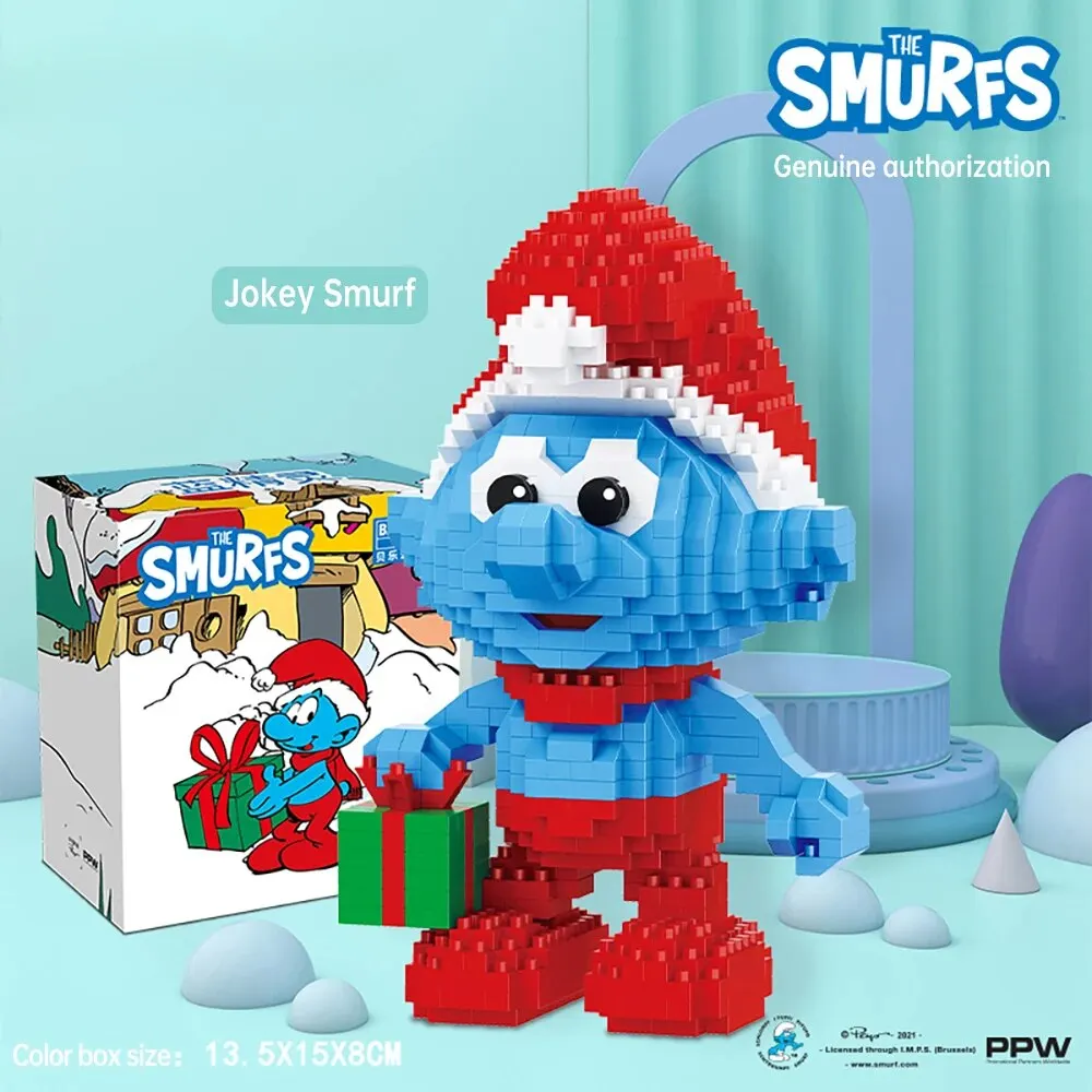 Building Collect Kit for Kids Creative Building Block Set 942PCS Girl Smurfs Toys for Christmas and Birthday Gifts with Box