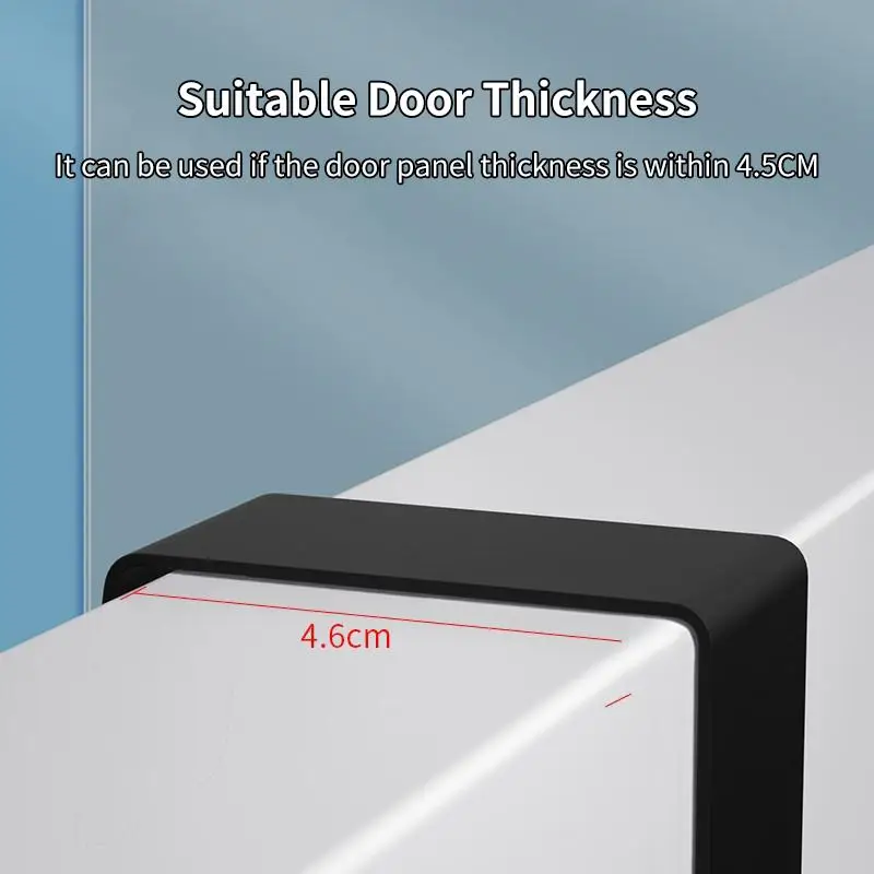New Over The Door Hook Hanger Door Back Hook Daily Home Rear Hook Hanger Bag Clothes Towel Hat Organizer