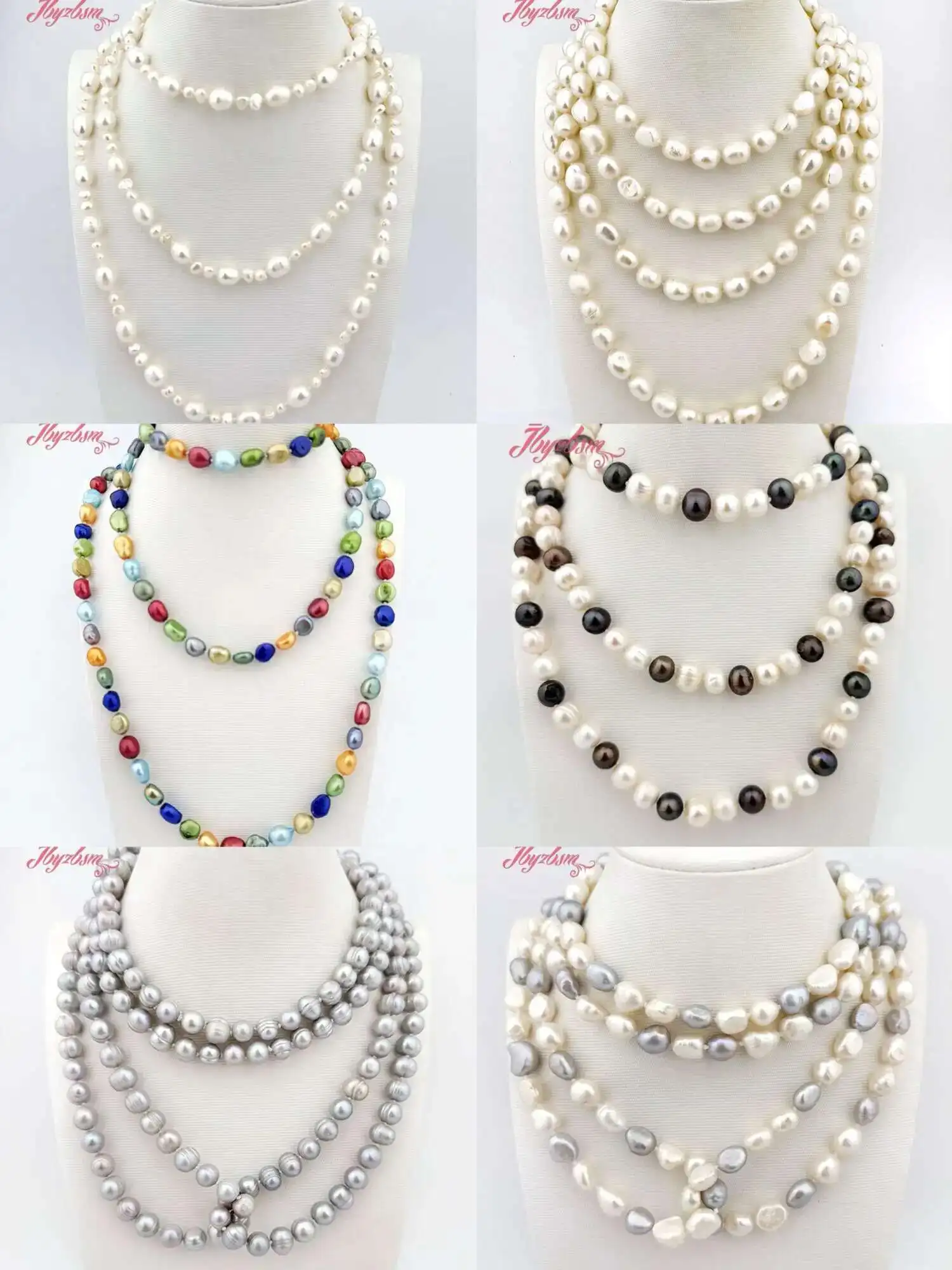 Natural  Freshwater Pearl Stone Beads Fashion Style Handwork Not Button For Woman Christmas Gift Necklace Free shipping