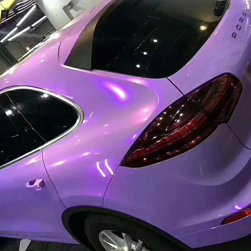 5*56ft Magic Car Wrap Twin Color Candy Purple Vinyl Wrap