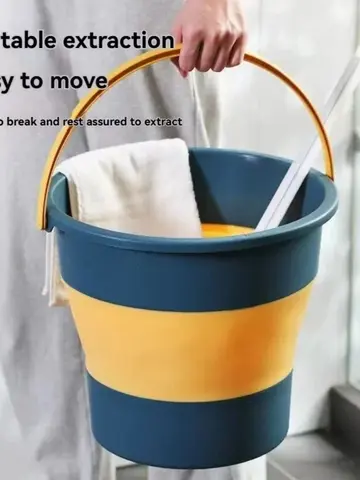 1Pc/ Household Folding Water Bucket, Collapsible Bucket for Car, Portable Car Wash Bucket, Outdoor Fishing and Sand Play Bucket