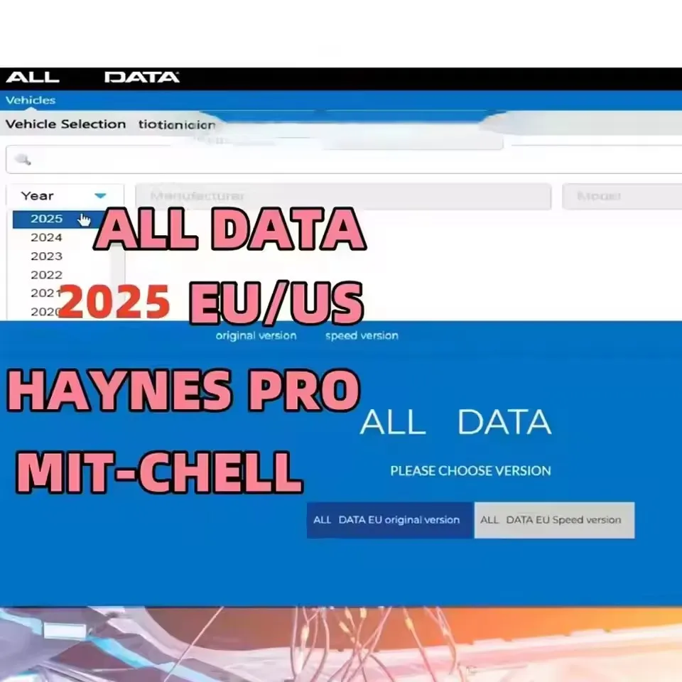 Nowy program Alldata, konto online, pełna wersja, dane samochodowe, schemat napraw, Haynes Pro, wsparcie, komputer, strona internetowa, Android