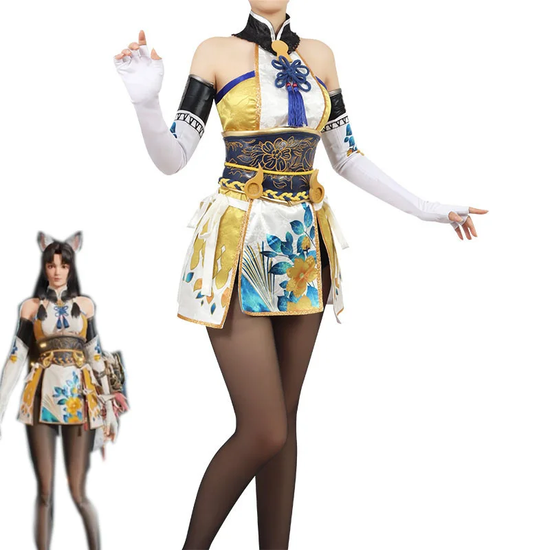 

Game Naraka:Bladepoint Tsuchimikado Hutao Cosplay Costume Women Cute Dress Fancy Outfits Halloween Carnival Uniforms Custom Made