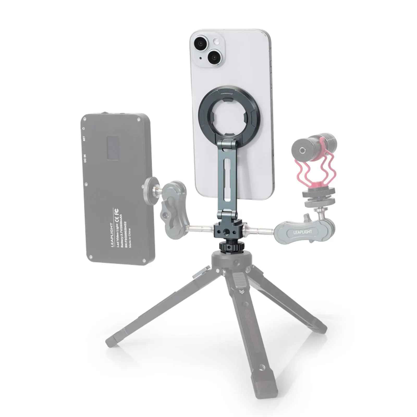 الهاتف المغناطيسي ترايبود محول تركيب 360 تدوير حامل هاتف مغناطيسي ث الحذاء البارد 1/4 "الناتو الهاتف ترايبود جبل