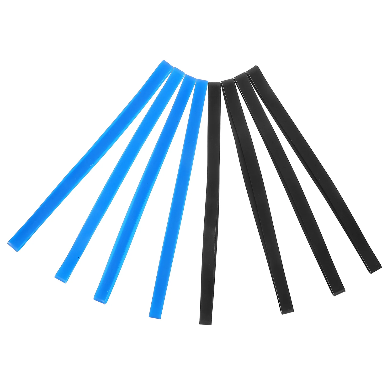 8pcs Silicone Elastic Bands Fixing Notebooks Straps Colorful Stretch Chair Bands Portable Reusable Washable Book Fixing Multi