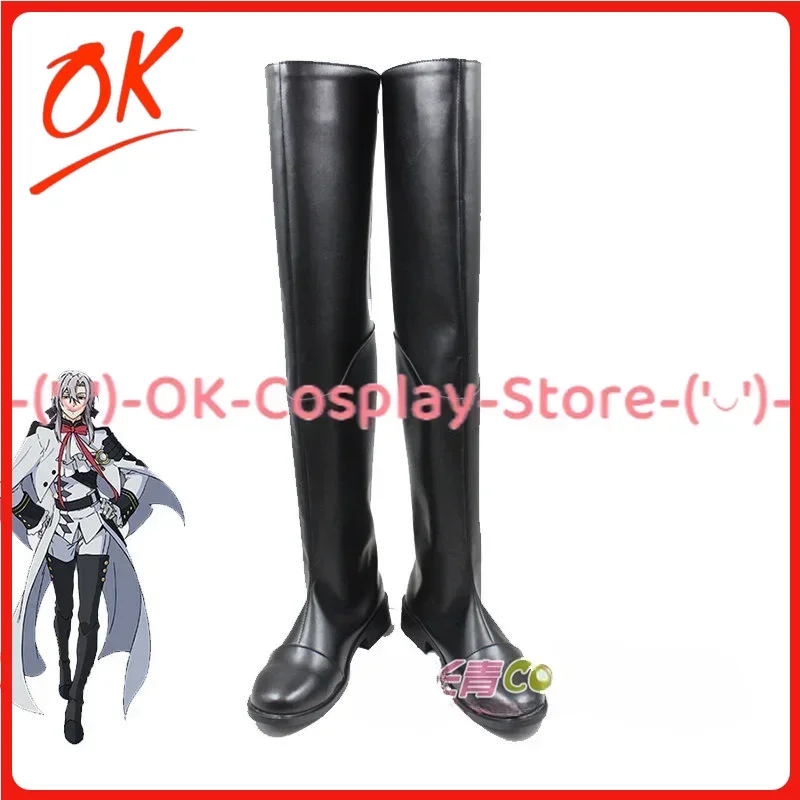 

[На заказ] Аниме «Серафим конца» Федид Вантори, обувь для косплея, реквизит для ролевых игр на высоком каблуке, карнавальные, праздничные, вечерние, ботинки из искусственной кожи