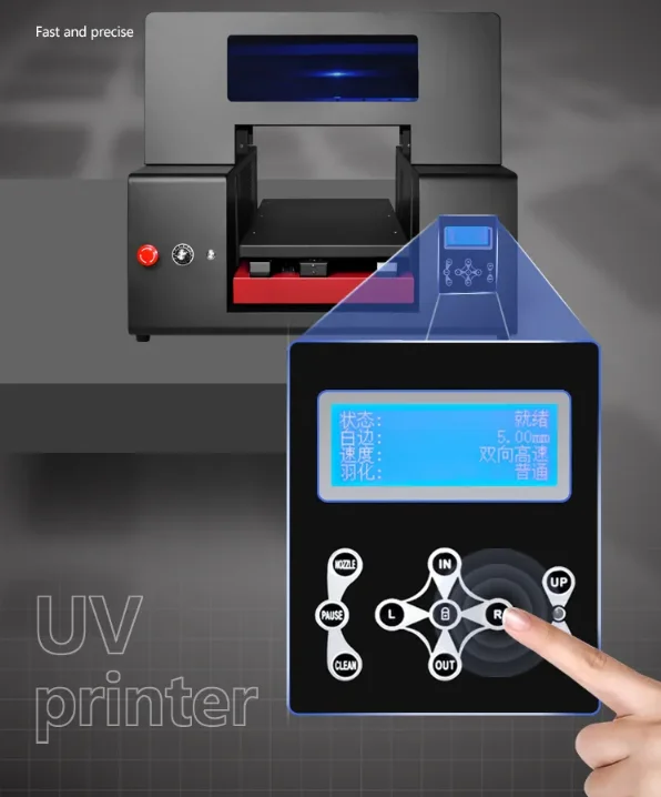 Impressora plana UV, tamanho A3, 33x60cm, CX-3360UV