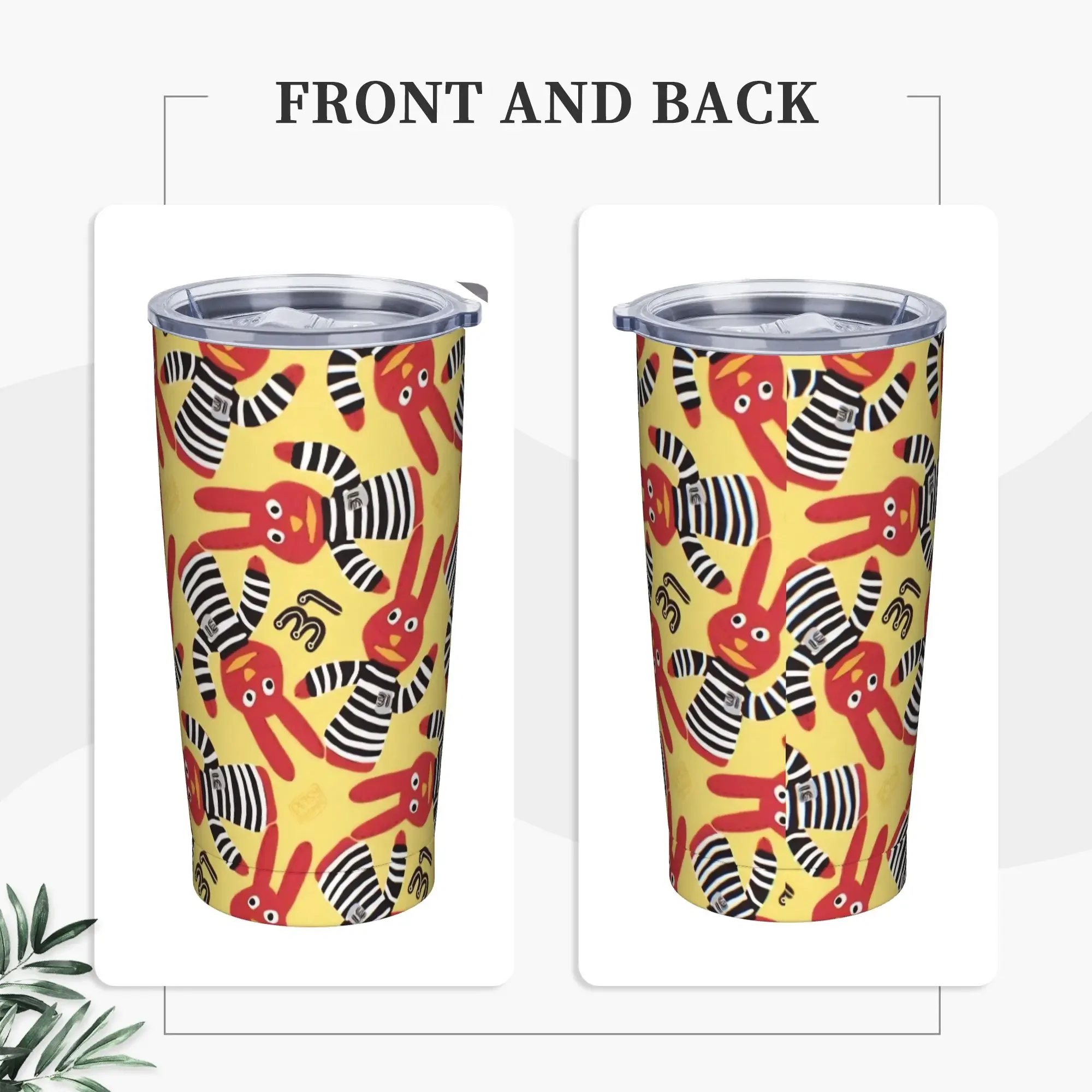 31 Minutos Insulated Tumbler with Straws Chilean Comedy Stainless Steel Thermal Mug Outdoor Portable Hot Cold Drink Cup, 20oz