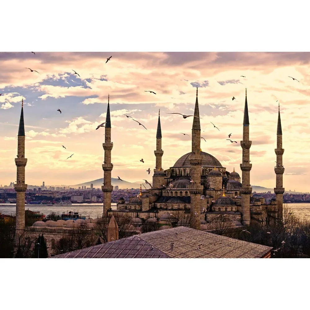 

1 Box of 500/1000/1200/2000PCS Puzzles for Adults Famous Buildings Jigsaw Puzzles Handmade Home Decoration Gift Frameless